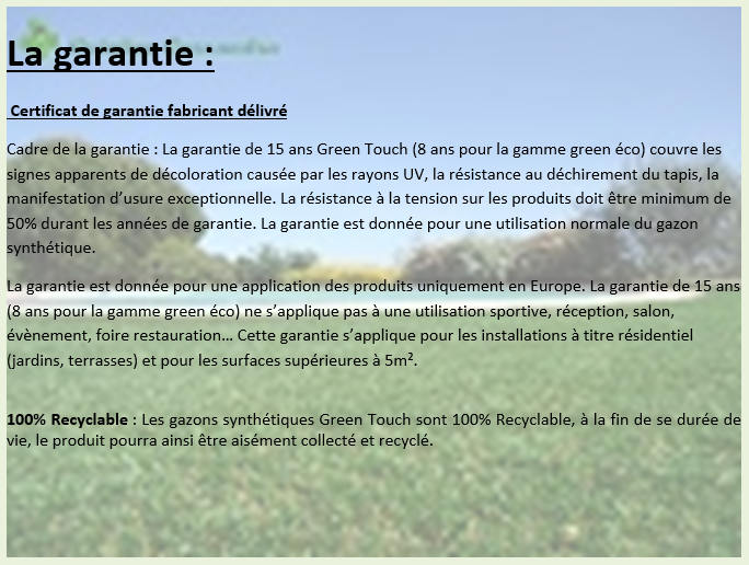 Garantie